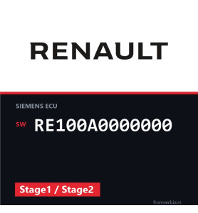 Renault Megane RE100A0000000 Stage1 / Stage2 tuning file