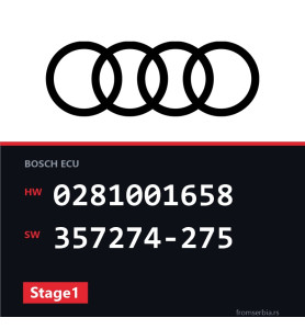 Audi A4 0281001658 357274-275 Stage1 tuning file