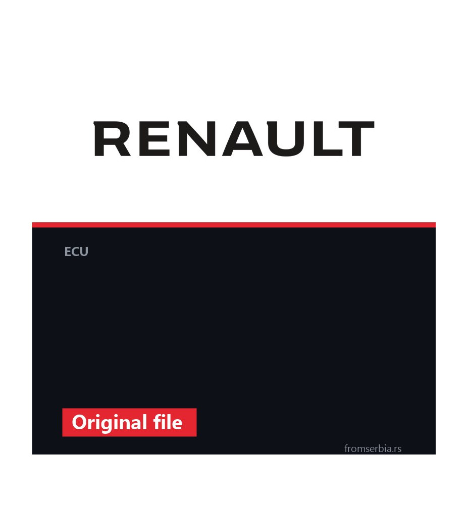 Renault Kango original ECU file