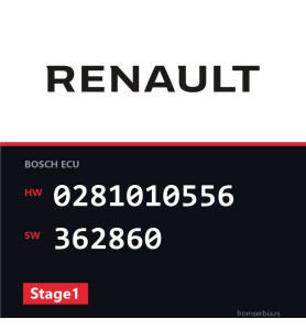 Renault Laguna 0281010556 362860 Stage1 tuning file
