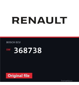 Renault Master 368738 original ECU file