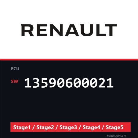 Renault 13590600021 Stage1 / Stage2 / Stage3 / Stage4 / Stage5 file