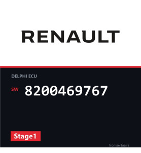 Renault Megane 8200469767 Stage1 tuning file