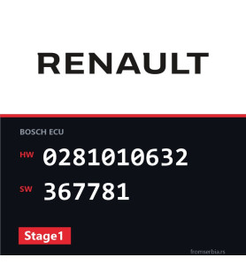 Renault Traffic 0281010632 367781 Stage1 tuning file