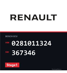 Renault Laguna 0281011324 367346 Stage1 tuning file