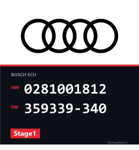 Audi A4 0281001812 359339-340 Stage1 tuning file