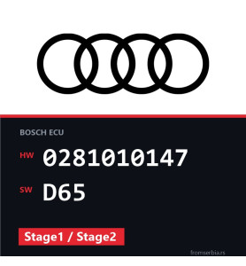 Audi A4 0281010147 D65 Stage1 / Stage2 tuning file