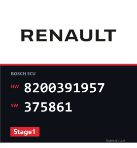 Renault Mascotte 8200391957 375861 Stage1 tuning file