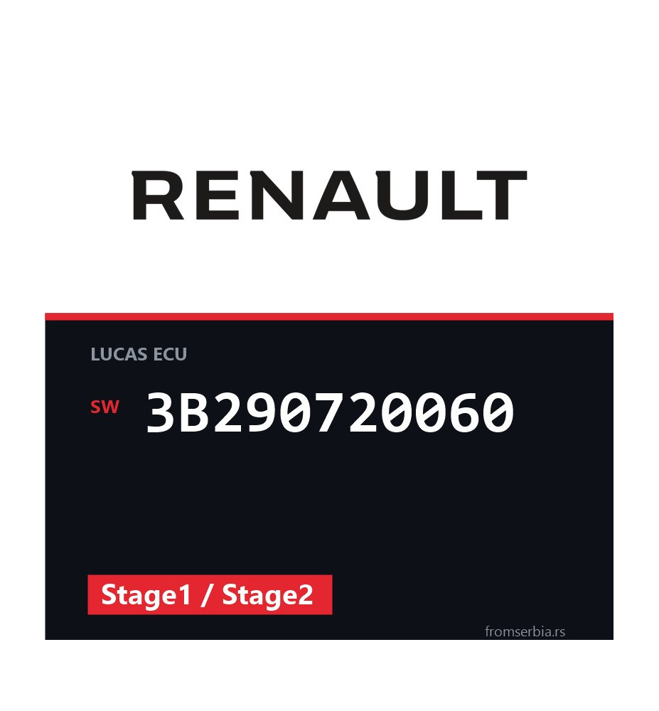 Renault Premium 3B290720060 Stage1 / Stage2 tuning file