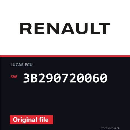 Renault Premium 3B290720060 original ECU file