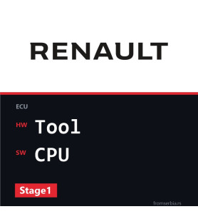 Renault Clio Tool CPU Stage1 tuning file