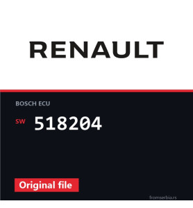 Renault MASTER 518204 original ECU file