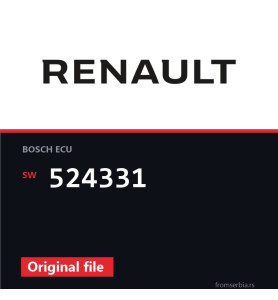 Renault MASTER 524331 original ECU file