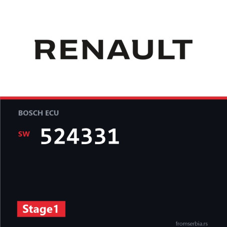 Renault MASTER 524331 Stage1 tuning file