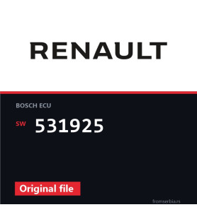 Renault MASTER 531925 original ECU file