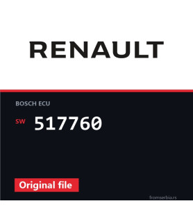 Renault MASTER 517760 original ECU file