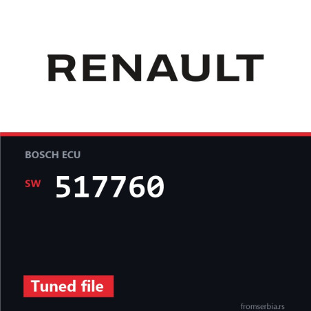 Renault MASTER 517760 Tuned file tuning file