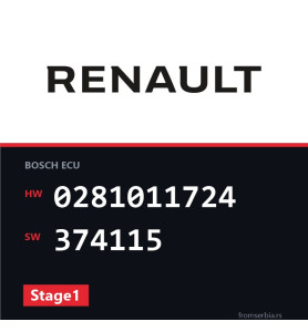 Renault Espace 0281011724 374115 Stage1 tuning file