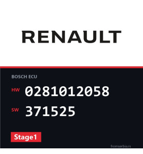 Renault Laguna 0281012058 371525 Stage1 tuning file