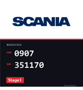 Scania R144 0907 351170 Stage1 tuning file