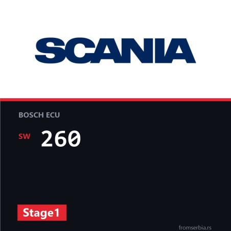 Scania P94 260 Stage1 tuning file
