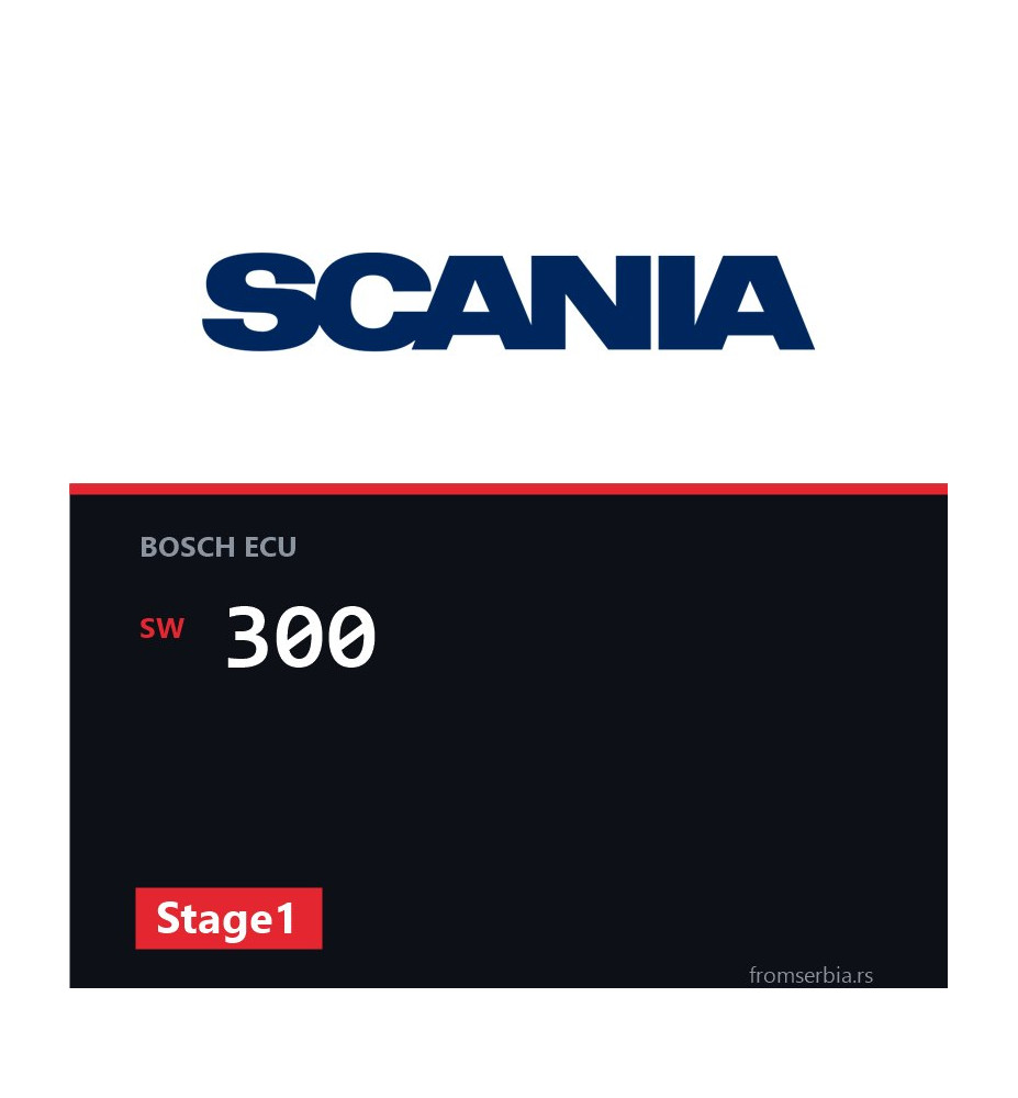Scania P94 300 Stage1 tuning file