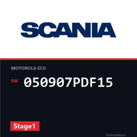 Scania P-R-T 050907PDF15 Stage1 tuning file