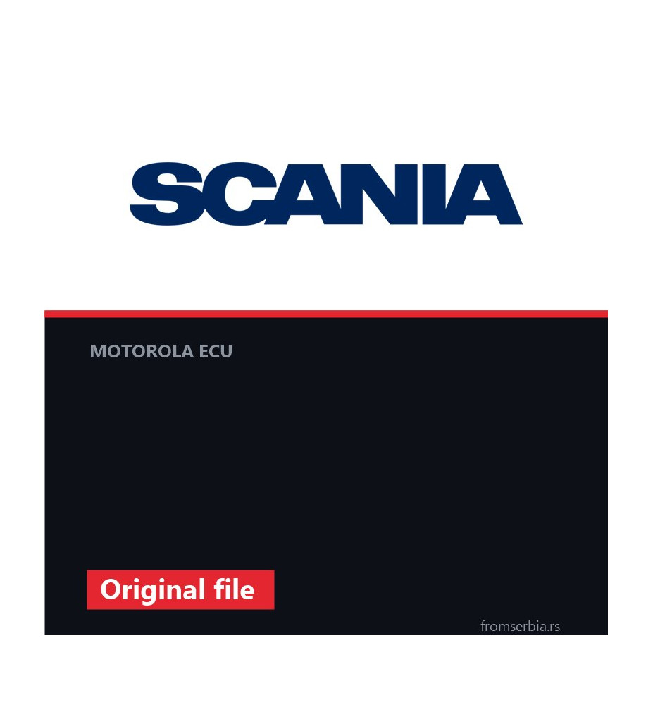 Scania P-R original ECU file