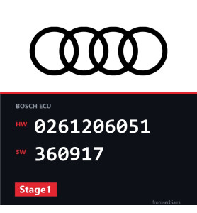 Audi A4 0261206051 360917 Stage1 tuning file