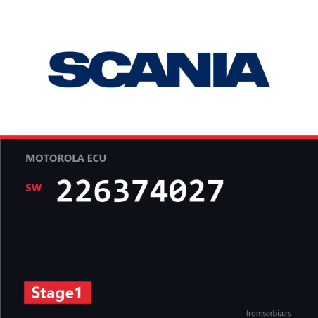 Scania P-R-T 226374027 Stage1 tuning file