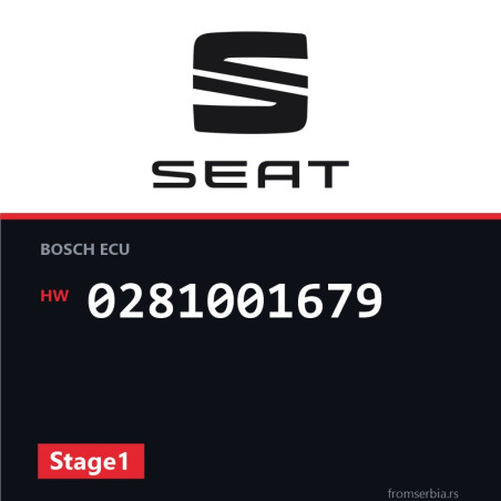 Seat Toledo 0281001679 Stage1 tuning file
