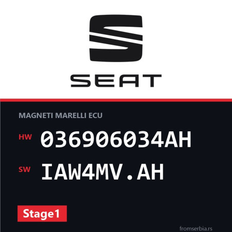 Seat Ibiza 036906034AH IAW4MV.AH Stage1 tuning file
