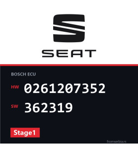 Seat Alhambra 0261207352 362319 Stage1 tuning file