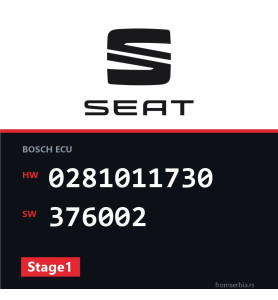 Seat EDC16 0281011730 376002 Stage1 tuning file
