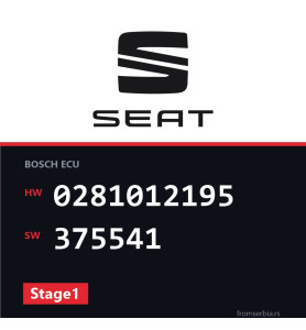 Seat Ibiza 0281012195 375541 Stage1 tuning file