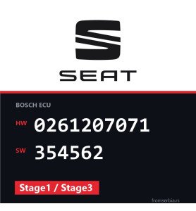 Seat Ibiza 0261207071 354562 Stage1 / Stage3 tuning file
