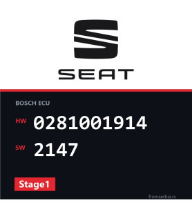 Seat Ibiza 0281001914 2147 Stage1 tuning file