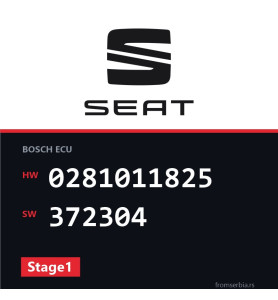 Seat Ibiza 0281011825 372304 Stage1 tuning file