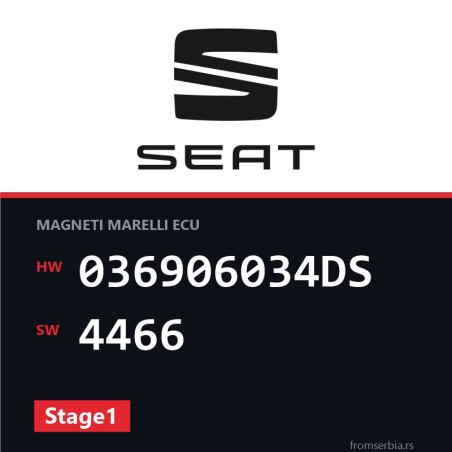 Seat Leon 036906034DS 4466 Stage1 tuning file