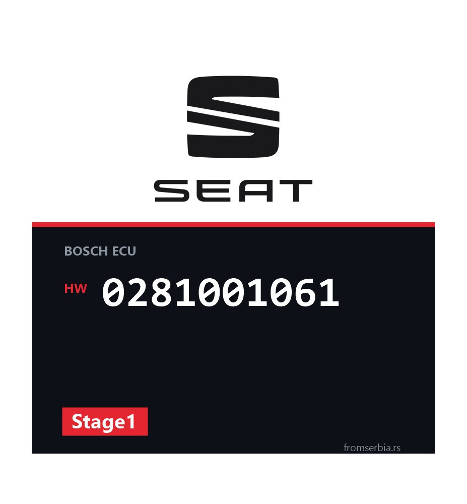 Seat Toledo 0281001061 Stage1 tuning file