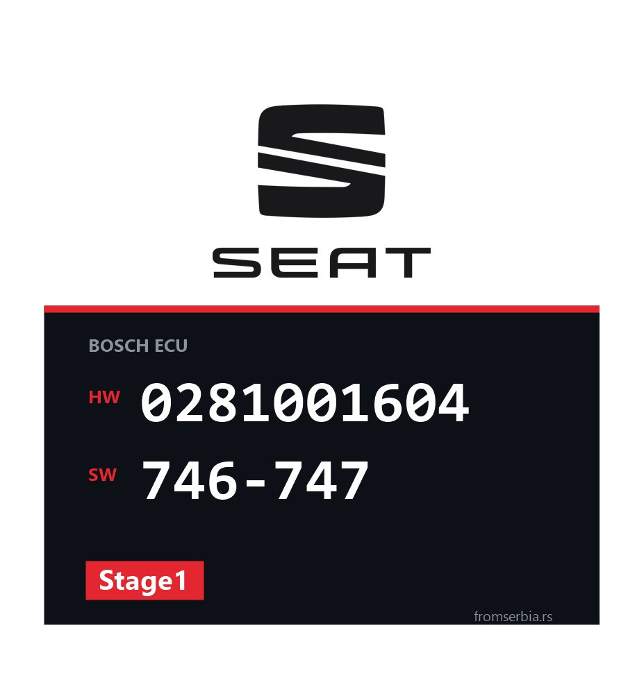 Seat Toledo 0281001604 746-747 Stage1 tuning file