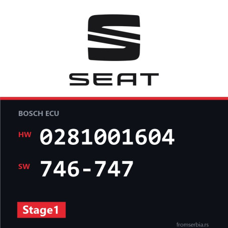 Seat Toledo 0281001604 746-747 Stage1 tuning file