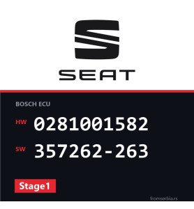 Seat Toledo 0281001582 357262-263 Stage1 tuning file