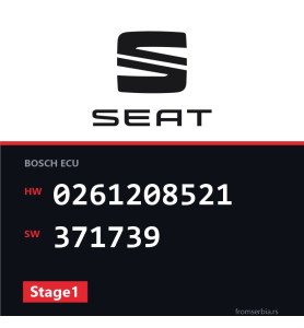 Seat Ibiza 0261208521 371739 Stage1 tuning file