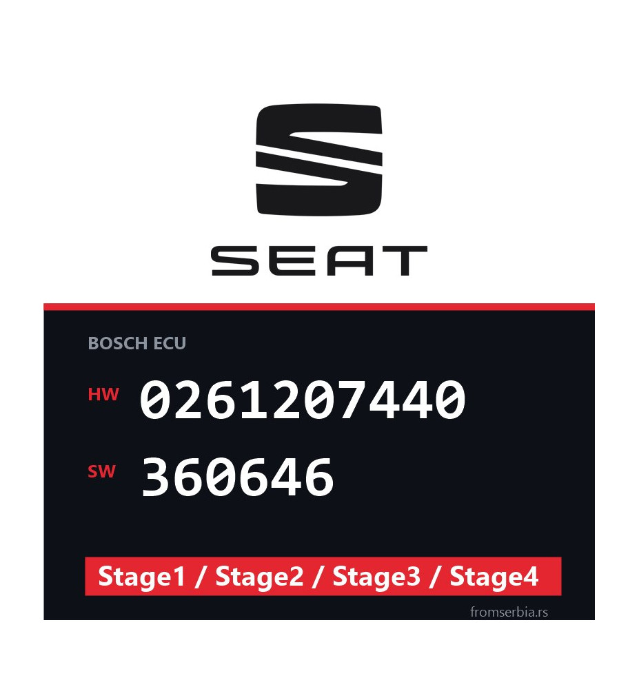 Seat 0261207440 360646 Stage1 / Stage2 / Stage3 / Stage4 file