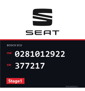 Seat Altea 0281012922 377217 Stage1 tuning file