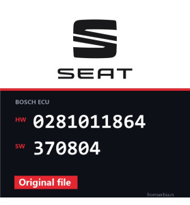 Seat Althea 0281011864 370804 original ECU file