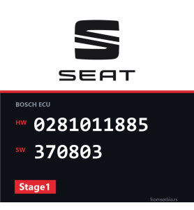 Seat Althea 0281011885 370803 Stage1 tuning file