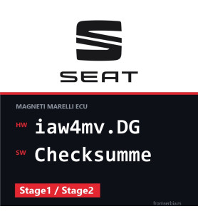 Seat Ibiza iaw4mv.DG Checksumme Stage1 / Stage2 tuning file