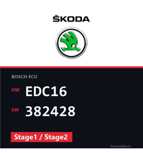 Skoda Octavia EDC16 382428 Stage1 / Stage2 tuning file